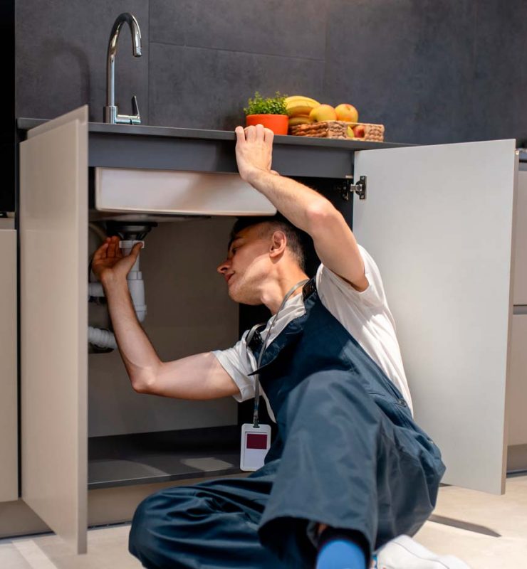 Agua atascada en el fregadero o ducha