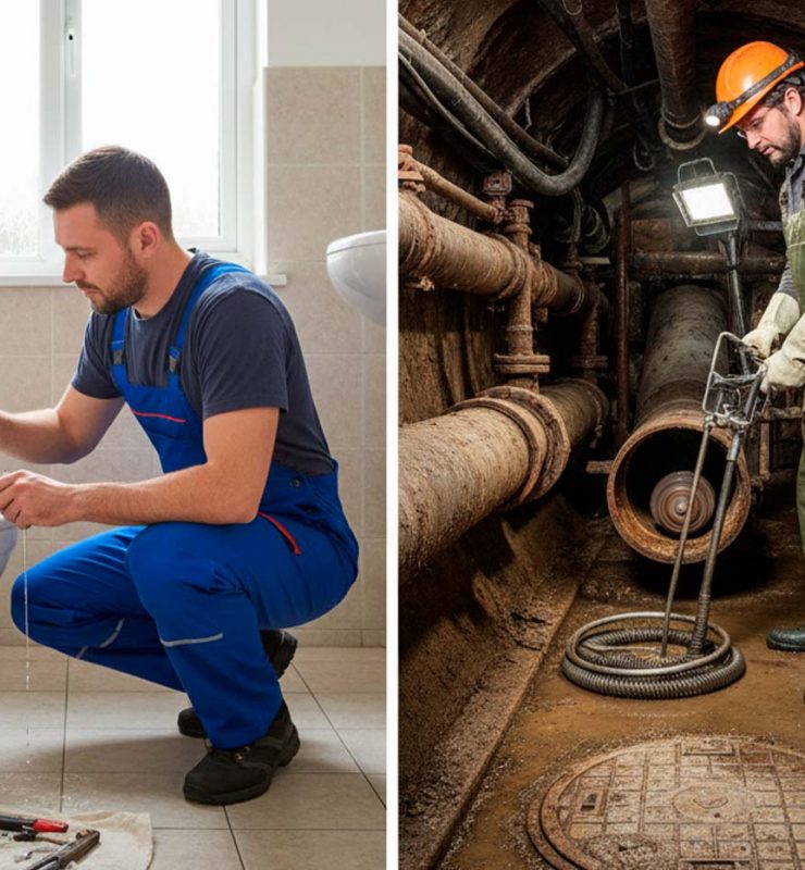 diferencia poceros fontaneros