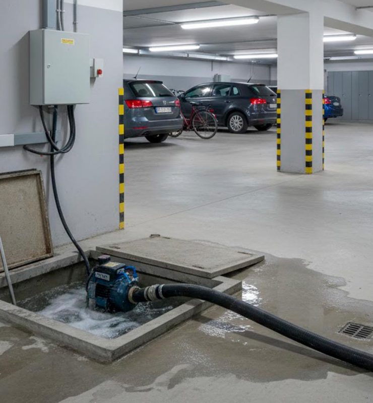 bombas de achique en comunidades y garajes