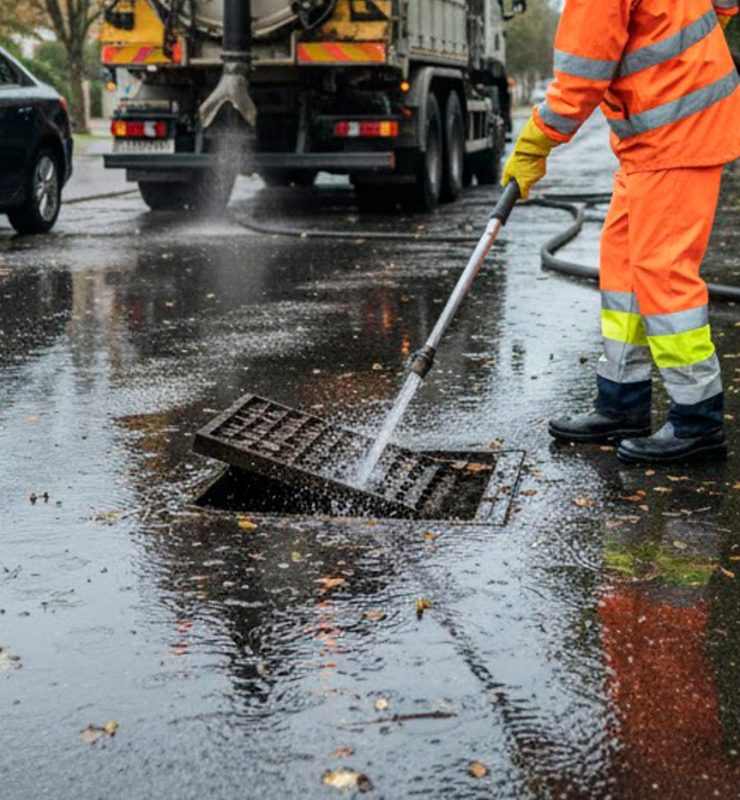 limpiar arquetas antes de las lluvias