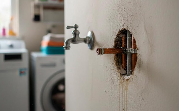 golpes en las tuberías