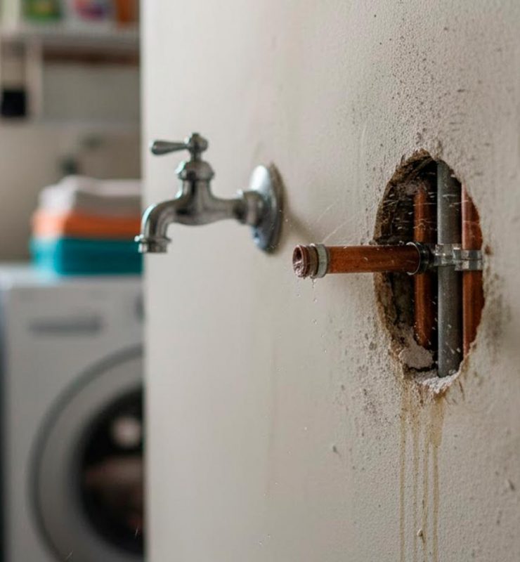 golpes en las tuberías