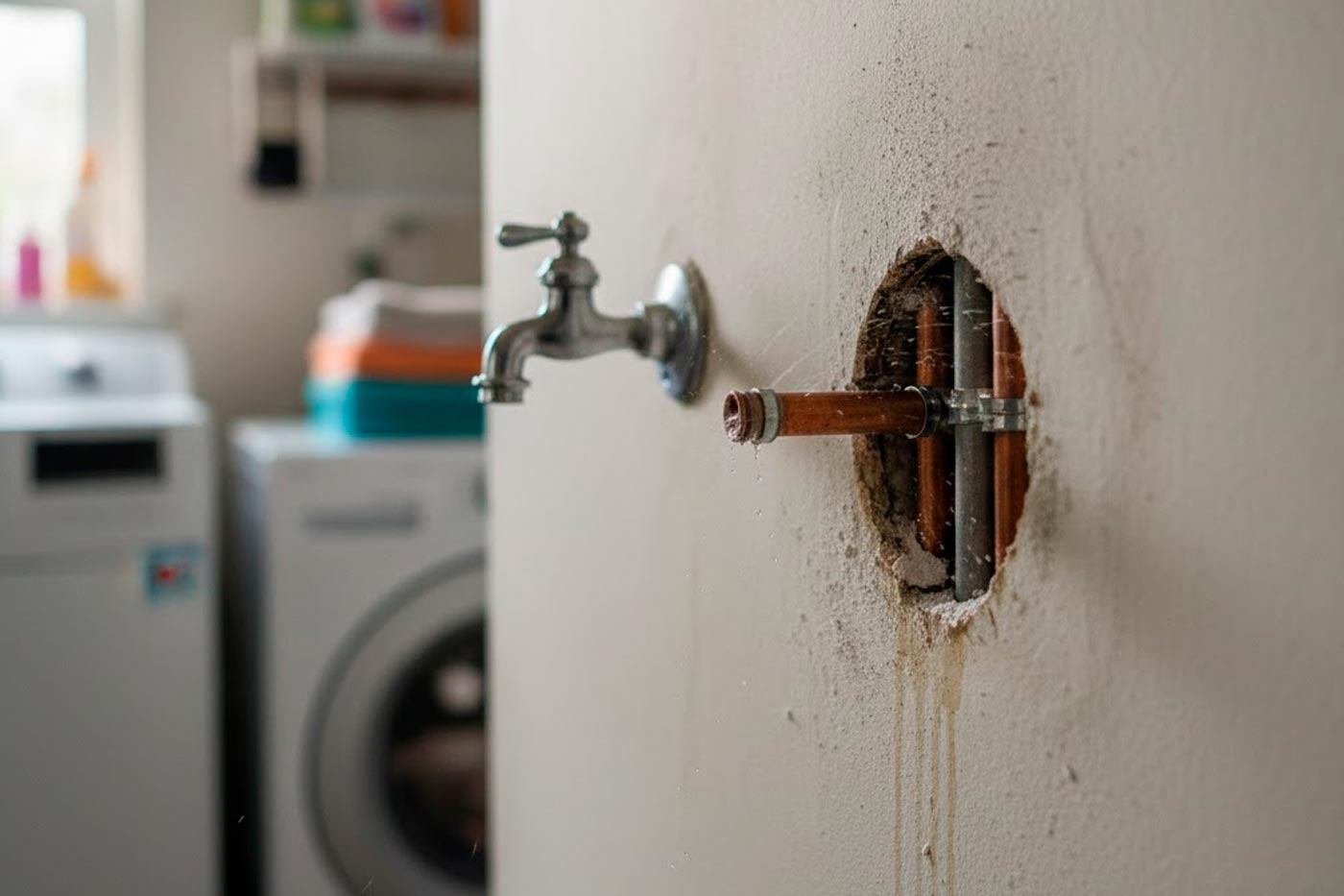 golpes en las tuberías