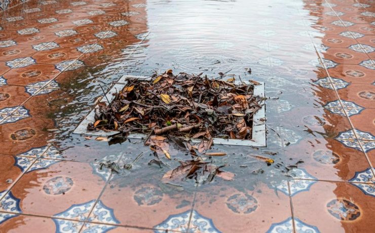 terraza no traga el agua