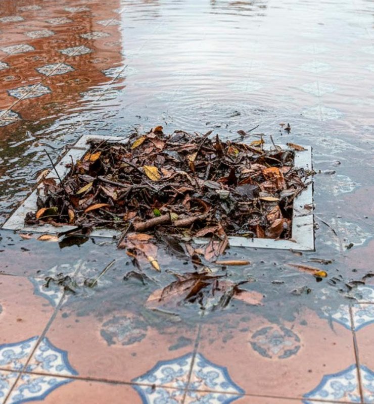 terraza no traga el agua