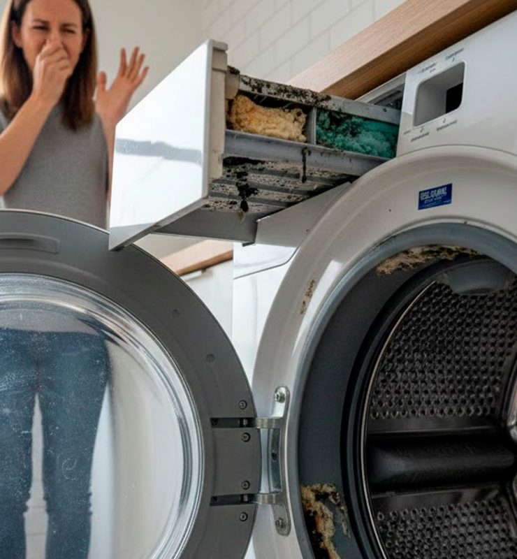 por que huele mal mi lavadora