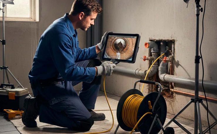 inspección de- tuberias con -cámara