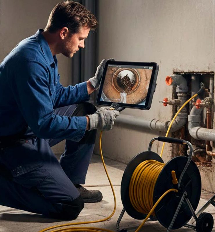 inspección de- tuberias con -cámara