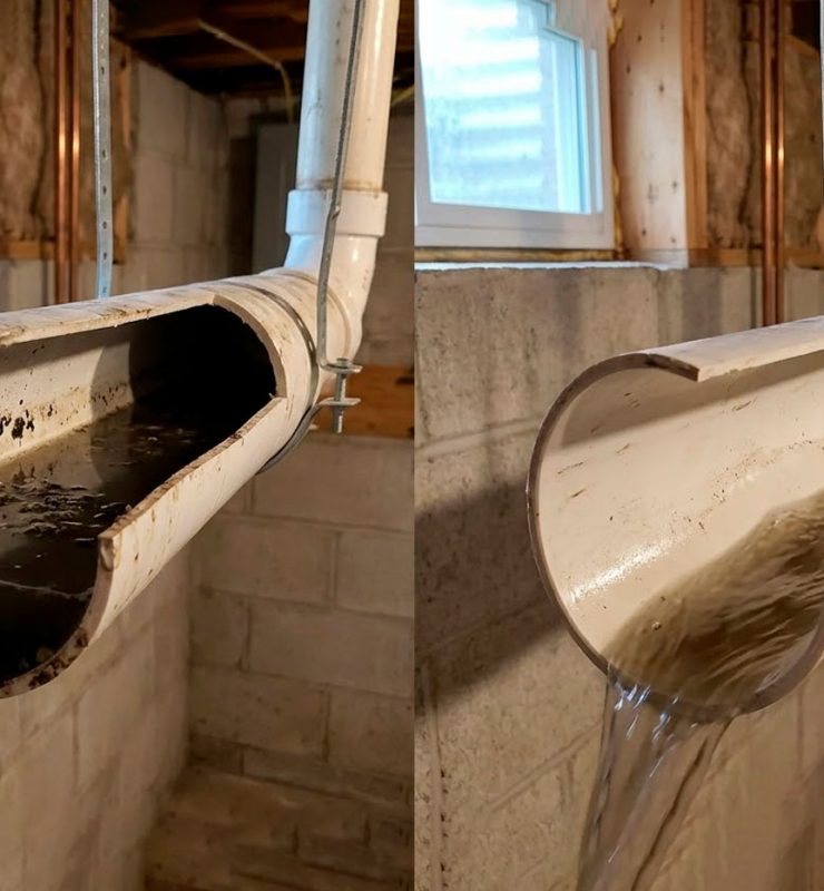 pendiente tuberías desague