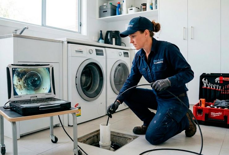 cámara de inspección de tuberías